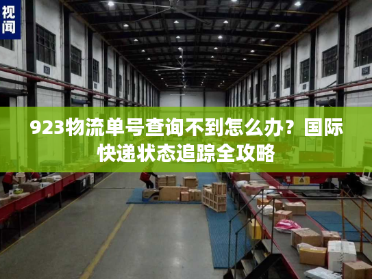 923物流单号查询不到怎么办？国际快递状态追踪全攻略