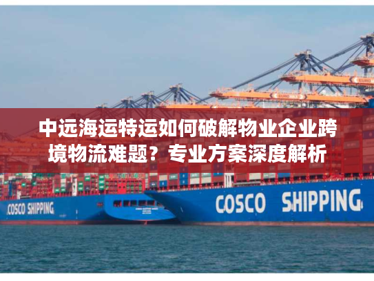 中远海运特运如何破解物业企业跨境物流难题？专业方案深度解析