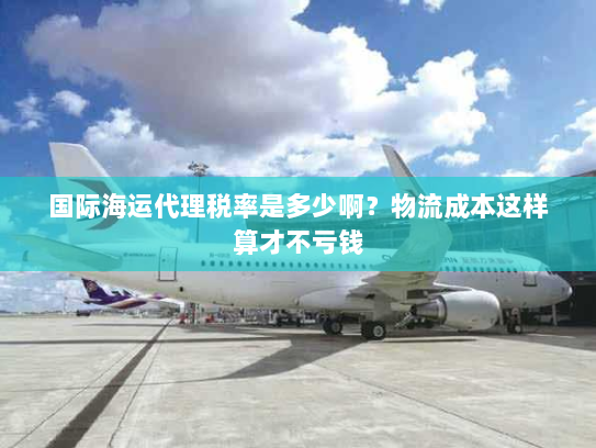 国际海运代理税率是多少啊？物流成本这样算才不亏钱