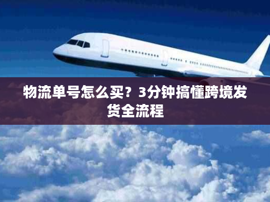 物流单号怎么买？3分钟搞懂跨境发货全流程