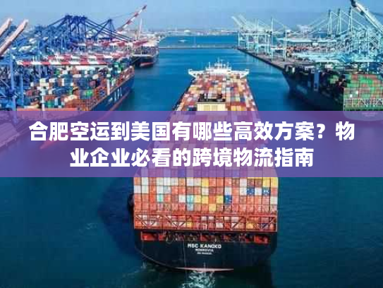 合肥空运到美国有哪些高效方案？物业企业必看的跨境物流指南