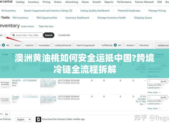 澳洲黄油桃如何安全运抵中国?跨境冷链全流程拆解