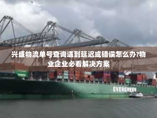 兴盛物流单号查询遇到延迟或错误怎么办?物业企业必看解决方案