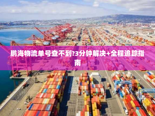 鹏海物流单号查不到?3分钟解决+全程追踪指南 鹏海物流单号查不到?3分钟解决+全程追踪指南