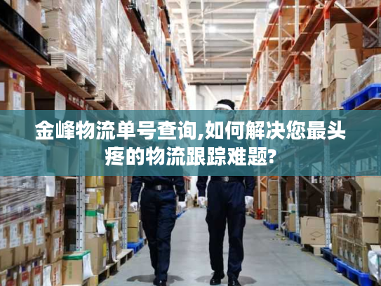 金峰物流单号查询,如何解决您最头疼的物流跟踪难题?