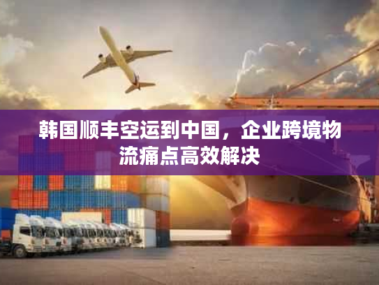 韩国顺丰空运到中国，企业跨境物流痛点高效解决
