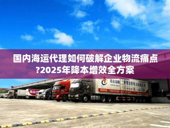 国内海运代理如何破解企业物流痛点?2025年降本增效全方案