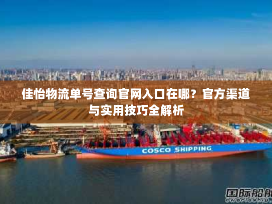 佳怡物流单号查询官网入口在哪？官方渠道与实用技巧全解析