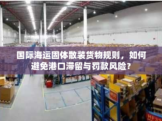国际海运固体散装货物规则,如何避免港口滞留与罚款风险? 国际海运固体散装货物规则,如何避免港口滞留与罚款风险?