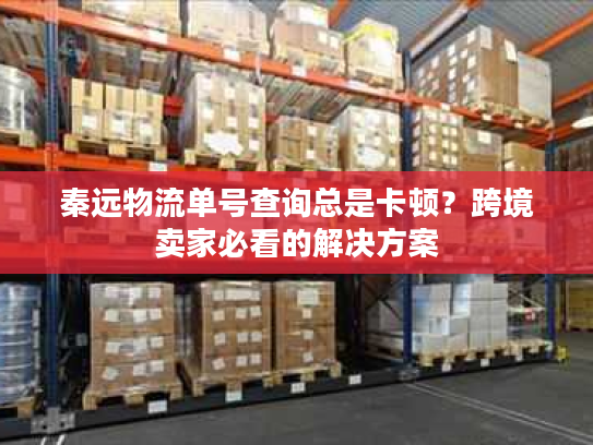 秦远物流单号查询总是卡顿？跨境卖家必看的解决方案