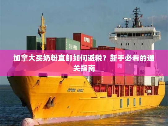 加拿大买奶粉直邮如何避税?新手必看的通关指南 加拿大买奶粉直邮如何避税?新手必看的通关指南