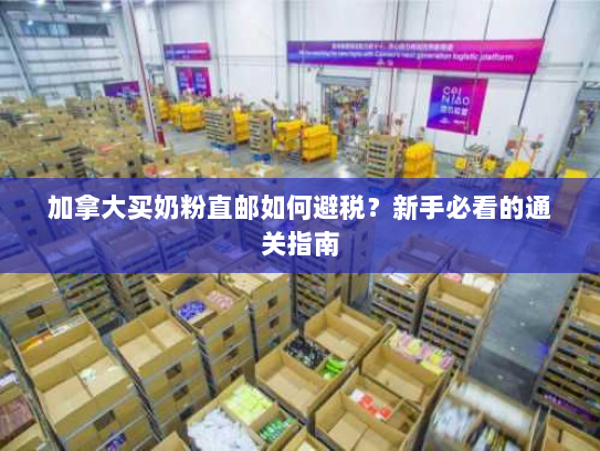 加拿大买奶粉直邮如何避税?新手必看的通关指南 加拿大买奶粉直邮如何避税?新手必看的通关指南