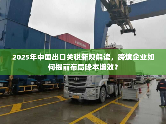 2025年中国出口关税新规解读，跨境企业如何提前布局降本增效？