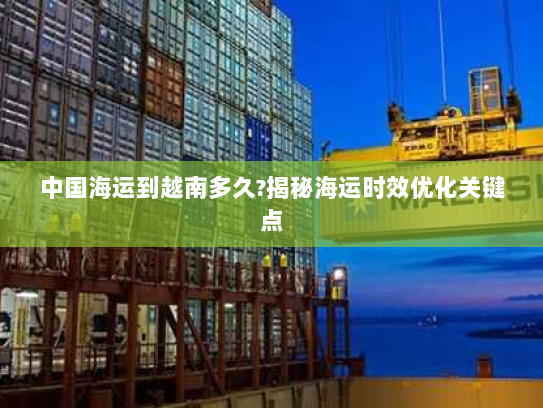 中国海运到越南多久?揭秘海运时效优化关键点