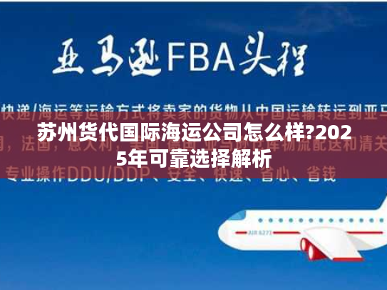 苏州货代国际海运公司怎么样?2025年可靠选择解析