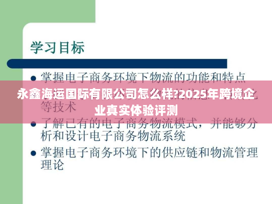 永鑫海运国际有限公司怎么样?2025年跨境企业真实体验评测