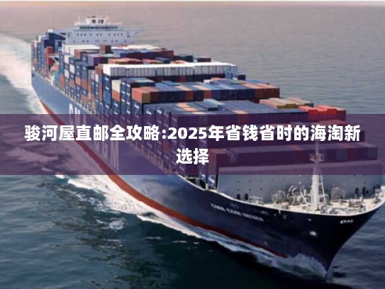 骏河屋直邮全攻略:2025年省钱省时的海淘新选择