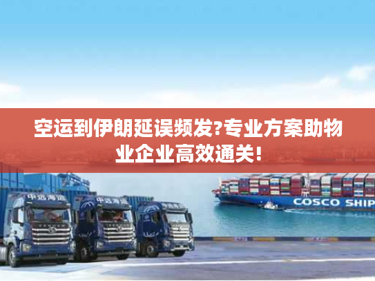 空运到伊朗延误频发?专业方案助物业企业高效通关!