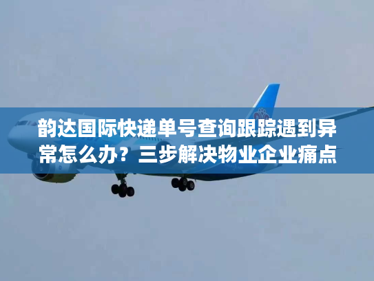 韵达国际快递单号查询跟踪遇到异常怎么办？三步解决物业企业痛点