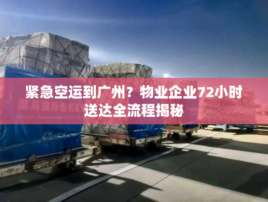 紧急空运到广州？物业企业72小时送达全流程揭秘