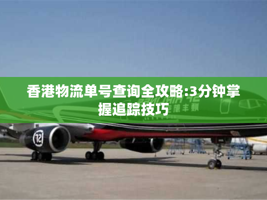 香港物流单号查询全攻略:3分钟掌握追踪技巧