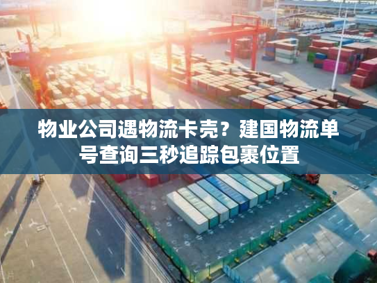 物业公司遇物流卡壳？建国物流单号查询三秒追踪包裹位置