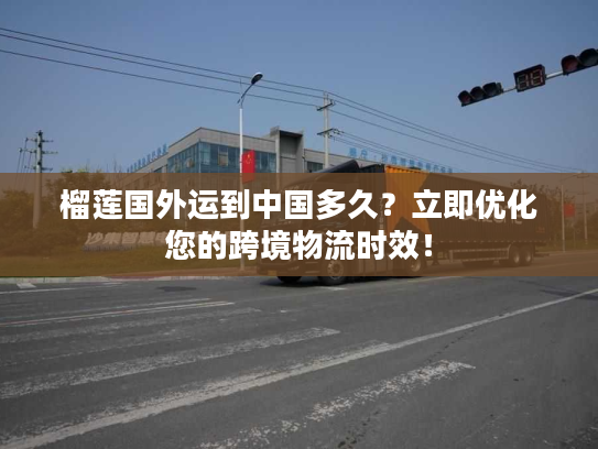 榴莲国外运到中国多久?立即优化您的跨境物流时效! 榴莲国外运到中国多久?立即优化您的跨境物流时效!
