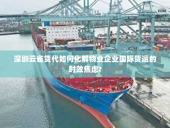 深圳云雀货代如何化解物业企业国际货运的时效焦虑? 深圳云雀货代如何化解物业企业国际货运的时效焦虑?