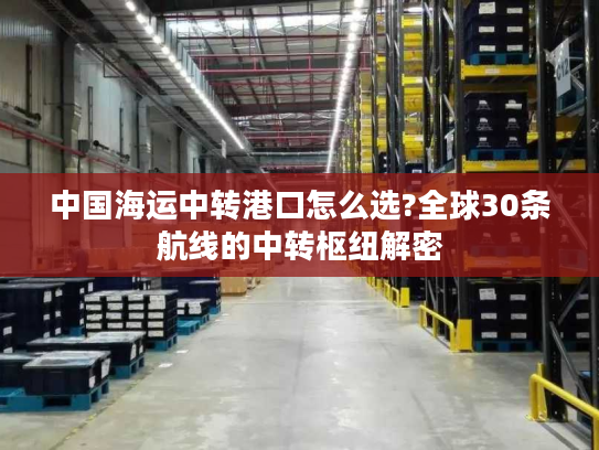 中国海运中转港口怎么选?全球30条航线的中转枢纽解密