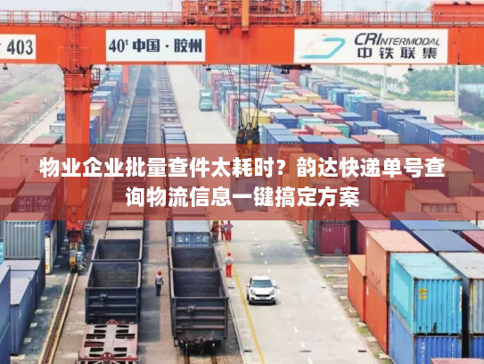 物业企业批量查件太耗时？韵达快递单号查询物流信息一键搞定方案