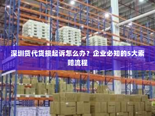 深圳货代货损起诉怎么办？企业必知的5大索赔流程