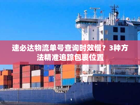 速必达物流单号查询时效慢？3种方法精准追踪包裹位置