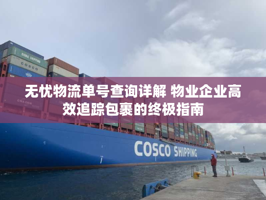 无忧物流单号查询详解 物业企业高效追踪包裹的终极指南