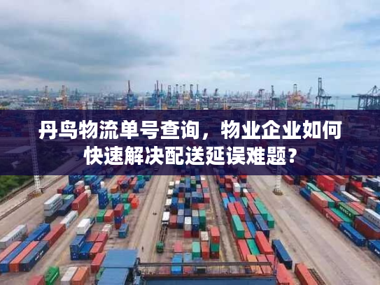 丹鸟物流单号查询，物业企业如何快速解决配送延误难题？