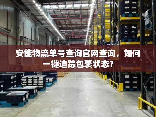 安能物流单号查询官网查询，如何一键追踪包裹状态？