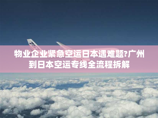 物业企业紧急空运日本遇难题?广州到日本空运专线全流程拆解 物业企业紧急空运日本遇难题?广州到日本空运专线全流程拆解