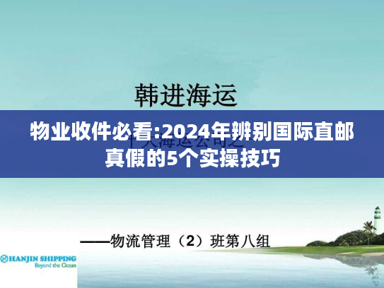 物业收件必看:2024年辨别国际直邮真假的5个实操技巧