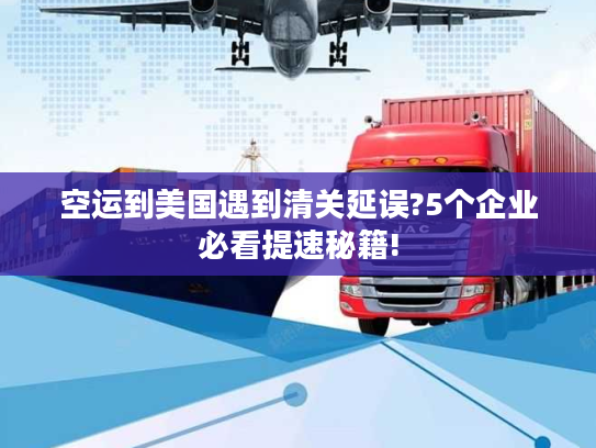 空运到美国遇到清关延误?5个企业必看提速秘籍!