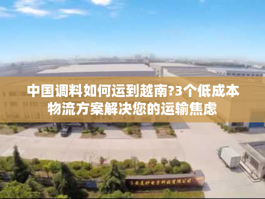 中国调料如何运到越南?3个低成本物流方案解决您的运输焦虑