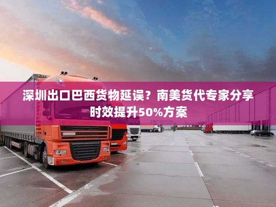 深圳出口巴西货物延误?南美货代专家分享时效提升50%方案 深圳出口巴西货物延误?南美货代专家分享时效提升50%方案