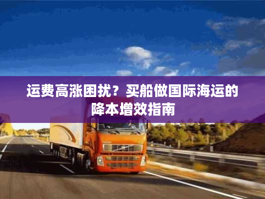 运费高涨困扰？买船做国际海运的降本增效指南