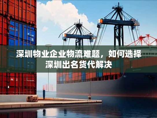 深圳物业企业物流难题，如何选择深圳出名货代解决