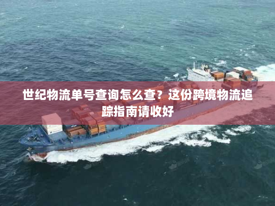 世纪物流单号查询怎么查?这份跨境物流追踪指南请收好 世纪物流单号查询怎么查?这份跨境物流追踪指南请收好