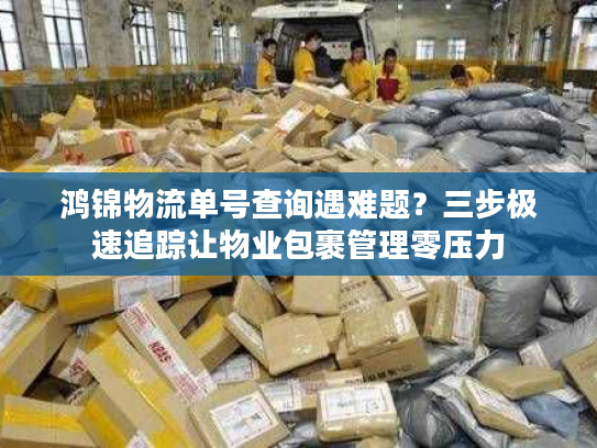 鸿锦物流单号查询遇难题？三步极速追踪让物业包裹管理零压力