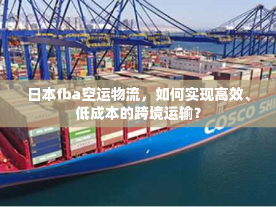 日本fba空运物流，如何实现高效、低成本的跨境运输？