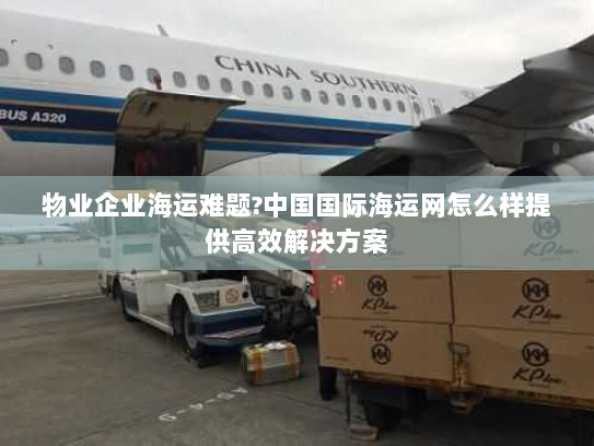 物业企业海运难题?中国国际海运网怎么样提供高效解决方案
