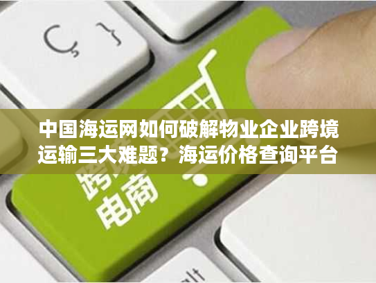 中国海运网如何破解物业企业跨境运输三大难题？海运价格查询平台实战指南