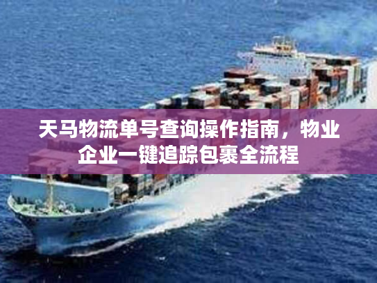 天马物流单号查询操作指南，物业企业一键追踪包裹全流程