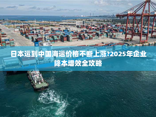 日本运到中国海运价格不断上涨?2025年企业降本增效全攻略 日本运到中国海运价格不断上涨?2025年企业降本增效全攻略