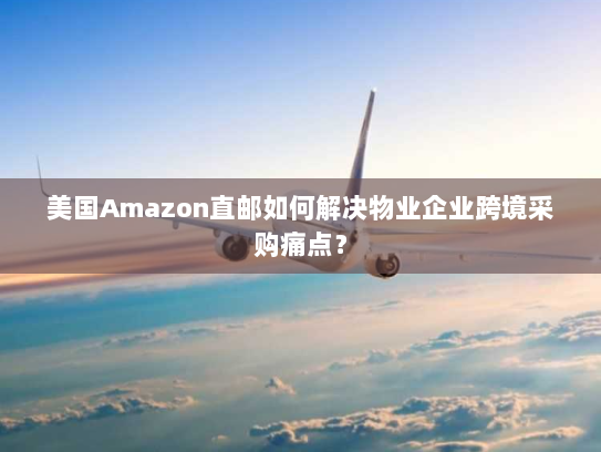 美国Amazon直邮如何解决物业企业跨境采购痛点？